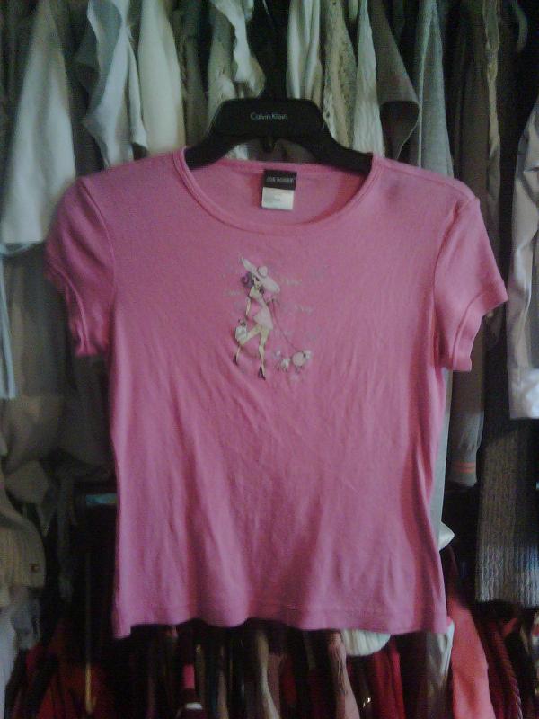 pink t-shirt - brand new - sz M - $5